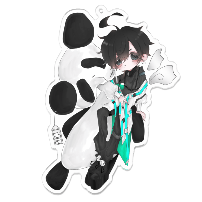 アクリルキーホルダー - 100 x 100 (mm)