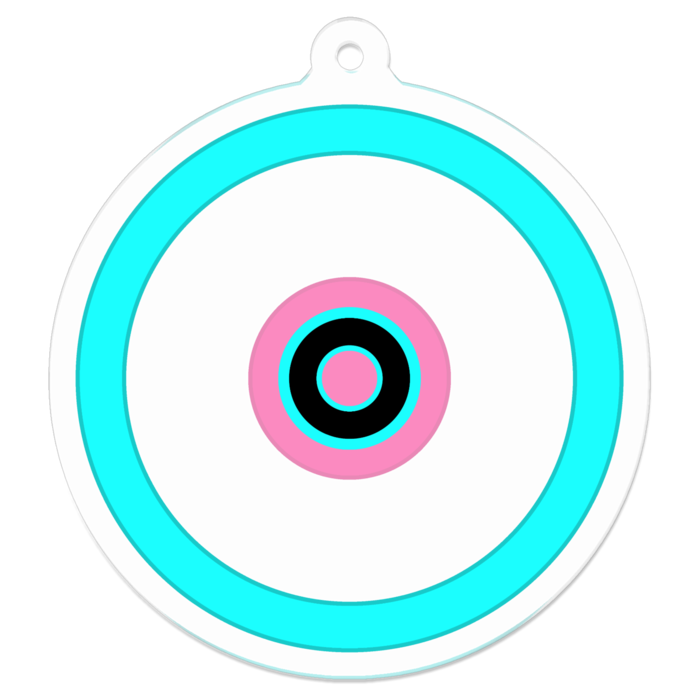 アクリルキーホルダー - 50 x 50 (mm)