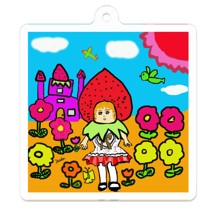 アクリルキーホルダー - 50 x 50 (mm)(1)