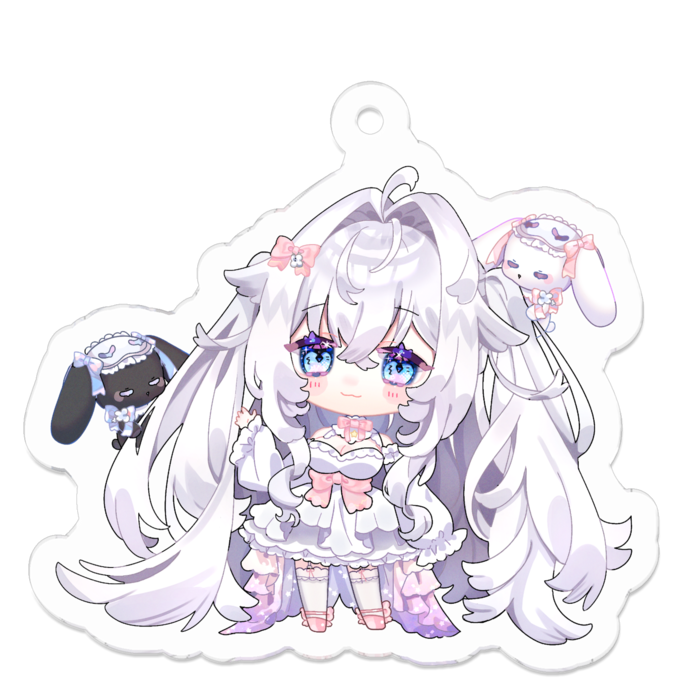 アクリルキーホルダー - 50 x 50 (mm)