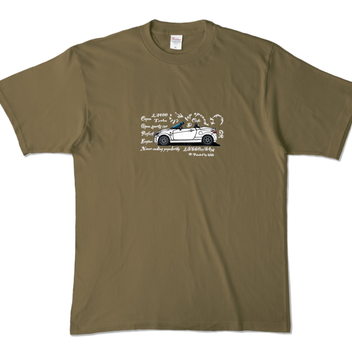 カラーTシャツ - XL - オリーブ (濃色)