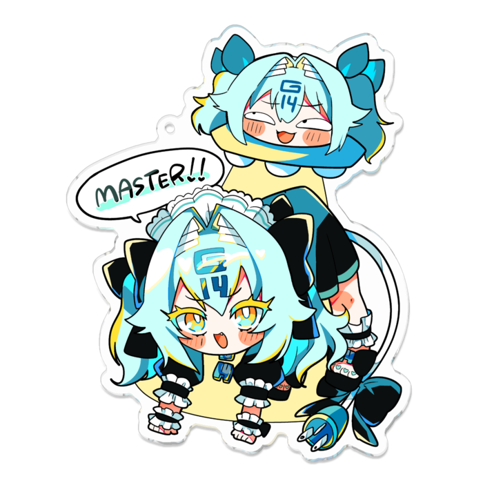 イヨ　アクキー　100 x 100 (mm)