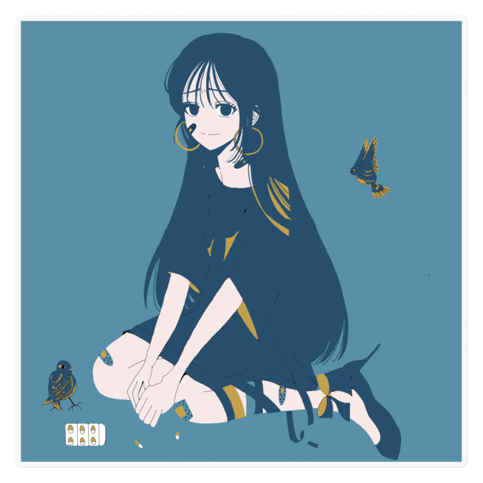 ステッカー - 160 x 160 (mm)(1)