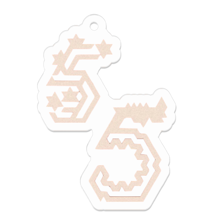 アクリルキーホルダー - 50 x 50 (mm)