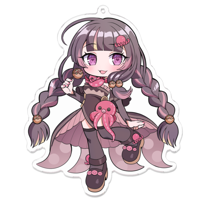 アクリルキーホルダー - 100 x 100 (mm)