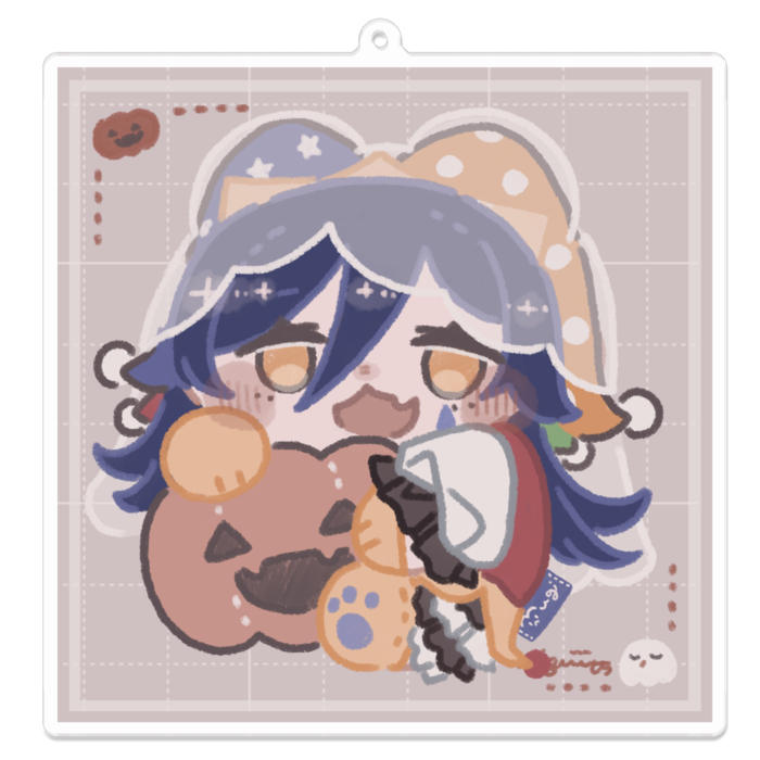 アクリルキーホルダー - 100 x 100 (mm)