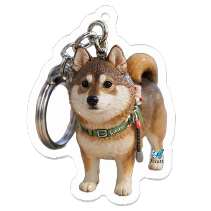 アクリルキーホルダー - 50 x 50 (mm)