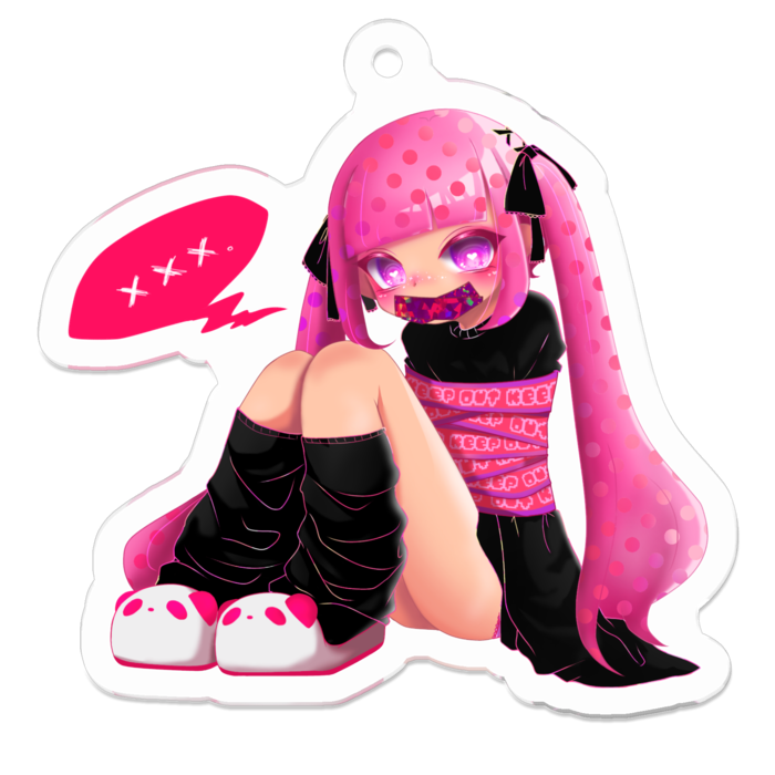 アクリルキーホルダー - 50 x 50 (mm)