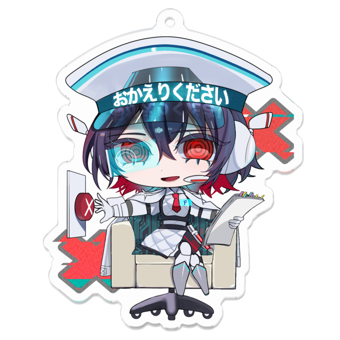 アクリルキーホルダー - 70 x 70 (mm)