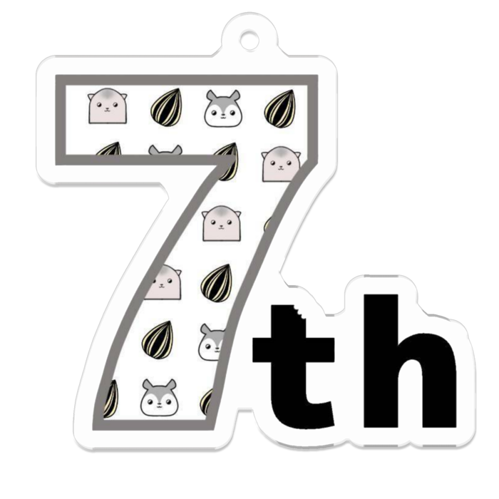 アクリルキーホルダー - 50 x 50 (mm)