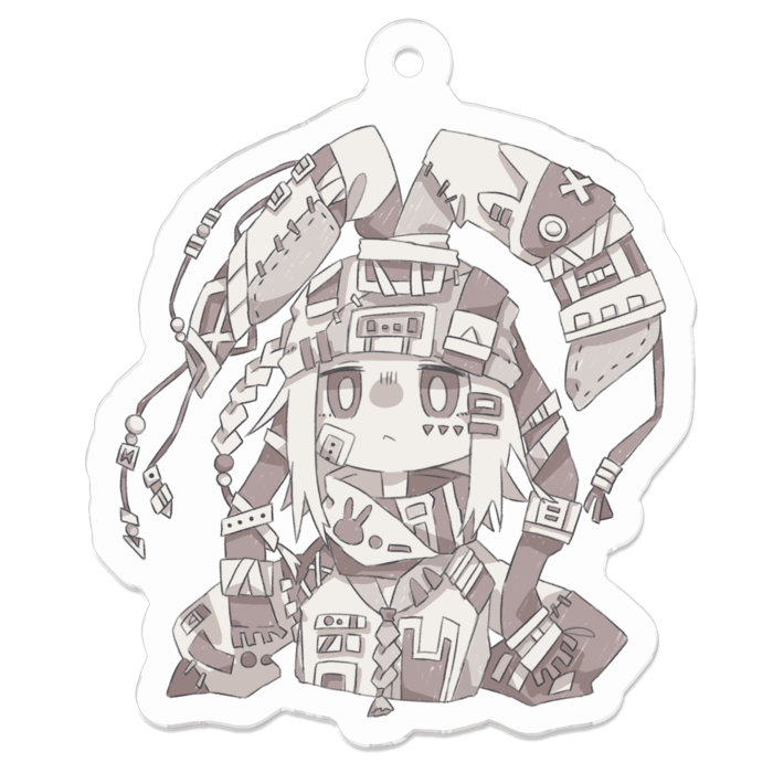 アクリルキーホルダー - 50 x 50 (mm)