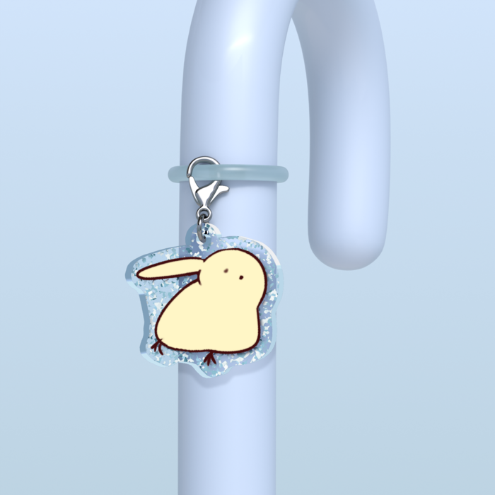 めじるしチャーム - W30 × H30mm 以内 きーうぃ/ラメ