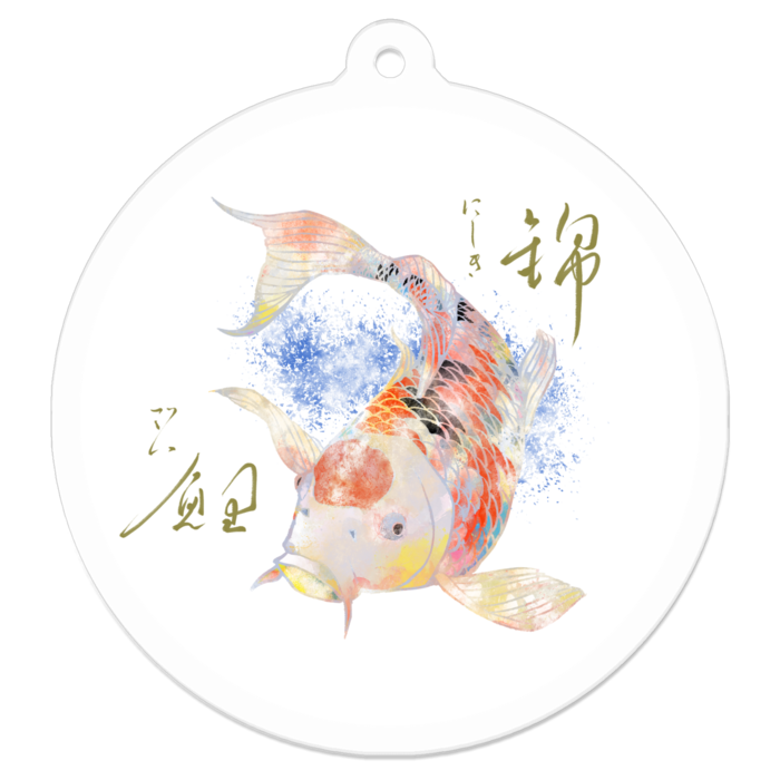 アクリルキーホルダー（コーティング） - 50 x 50 (mm)