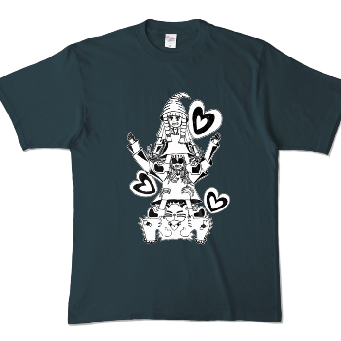 カラーTシャツ - XL - デニム (濃色)