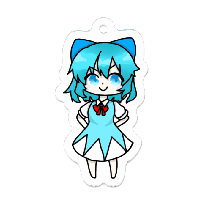 アクリルキーホルダー - 50 x 50 (mm)