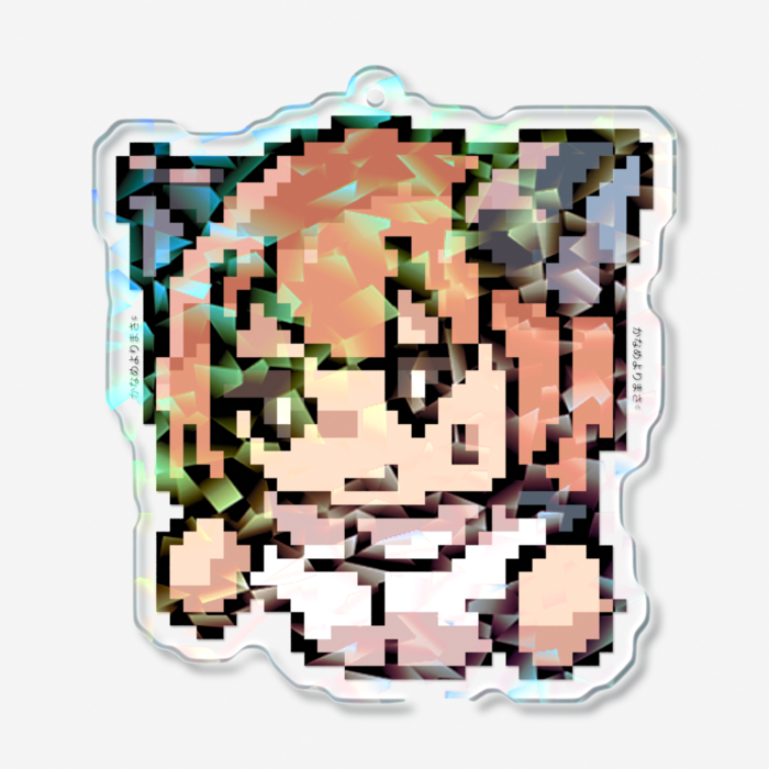 ホログラムアクリルキーホルダー - 70 × 70mm
