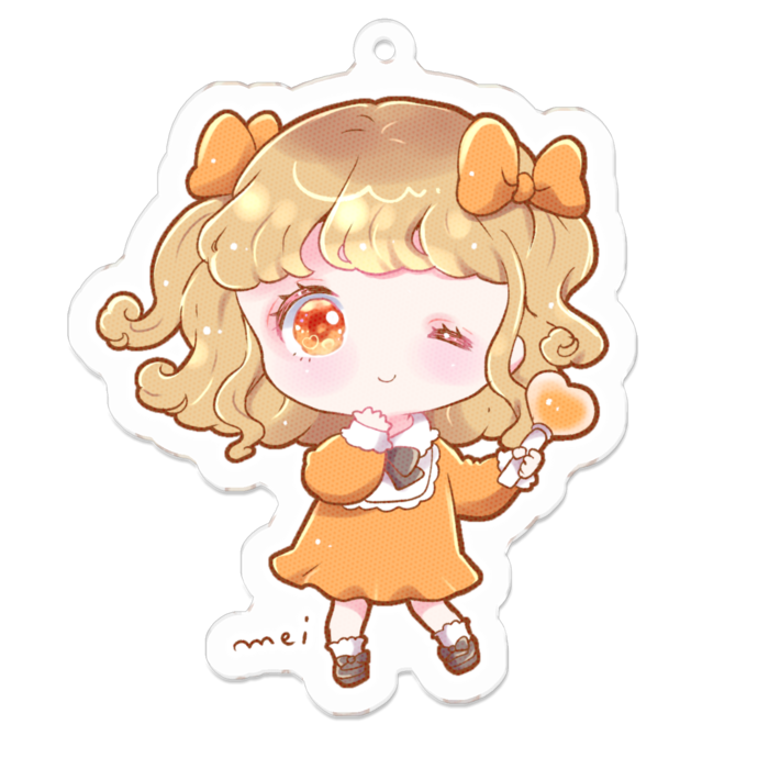 アクリルキーホルダー - 70 x 70 (mm)