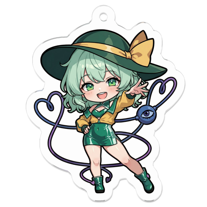 アクリルキーホルダー - 50 x 50 (mm)(1)