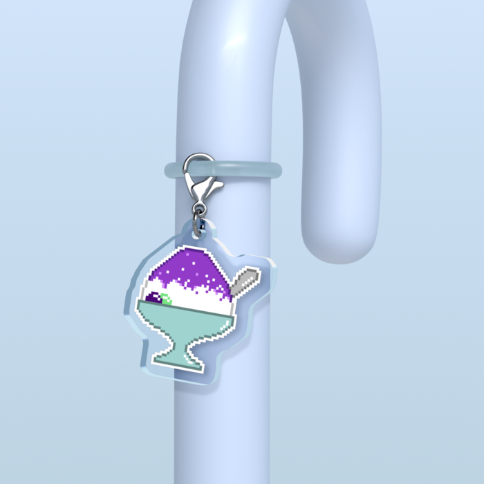 めじるしチャーム「ブドウ味」 - W30 × H30mm 以内