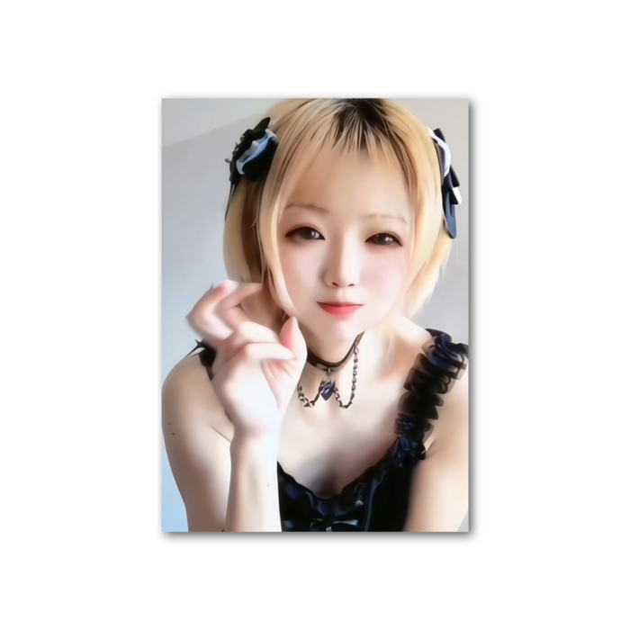 フォト風カード - 縦 - 片面
