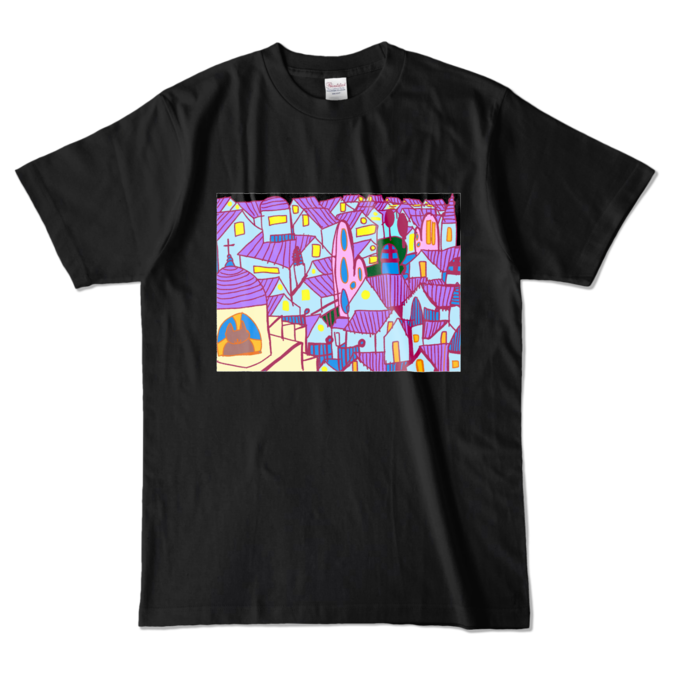 カラーTシャツ - L - ブラック (濃色)