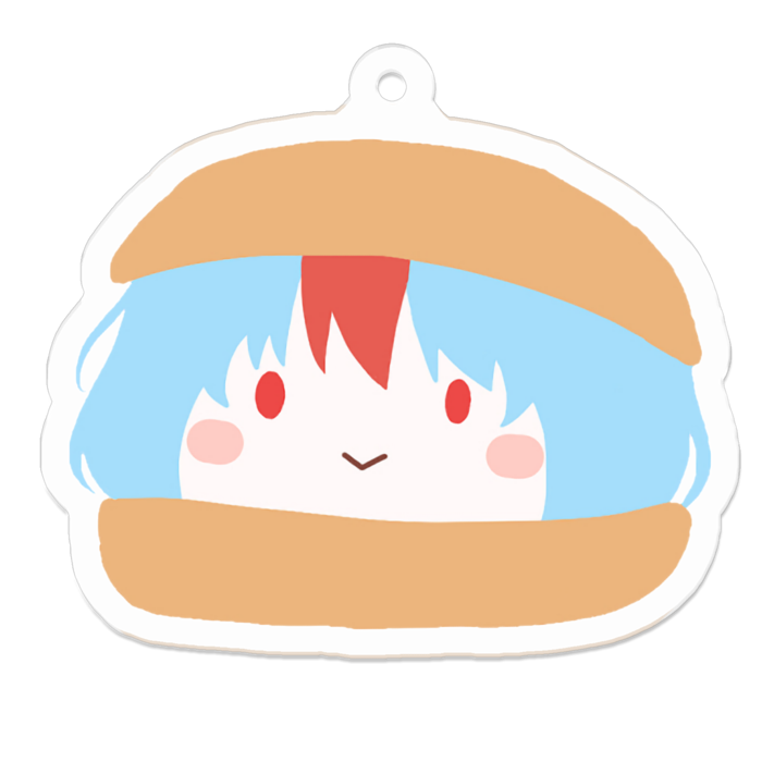 アクリルキーホルダー - 50 x 50 (mm)