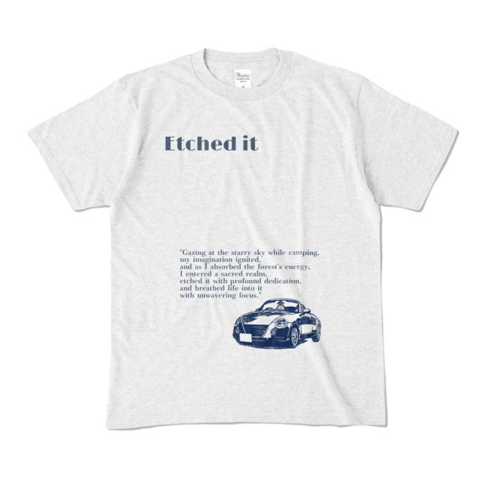 カラーTシャツ - M - アッシュ (淡色)