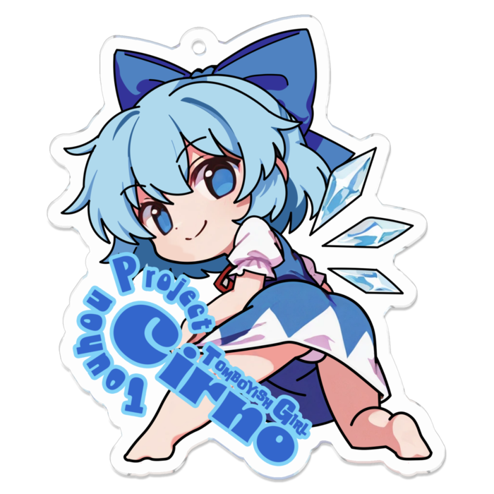 アクリルキーホルダー - 70 x 70 (mm)