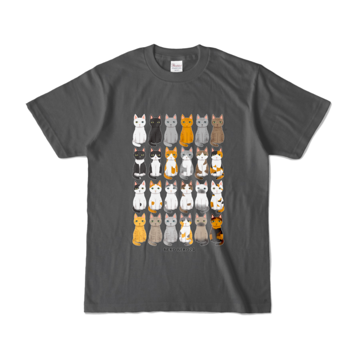 カラーTシャツ - S - チャコール (濃色)