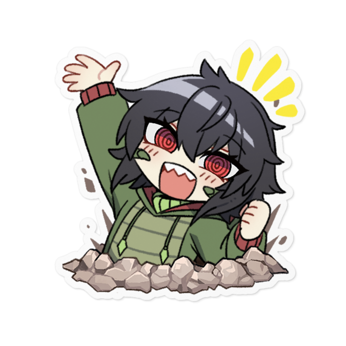 ステッカー - 100 x 100 (mm)