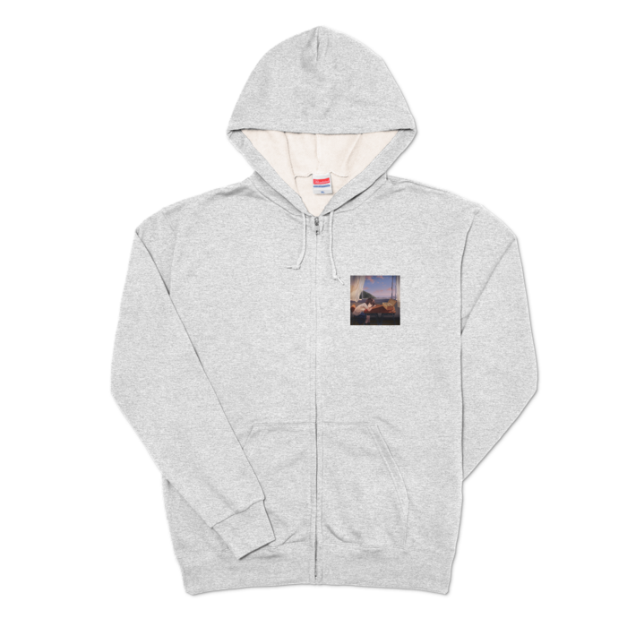 ジップパーカー - XL - 杢グレー