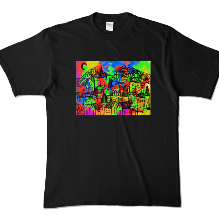 カラーTシャツ - XL - ブラック (濃色)