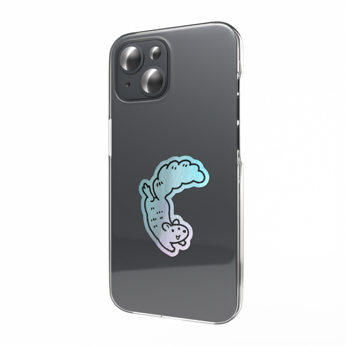 オーロラスマホステッカー - 縦