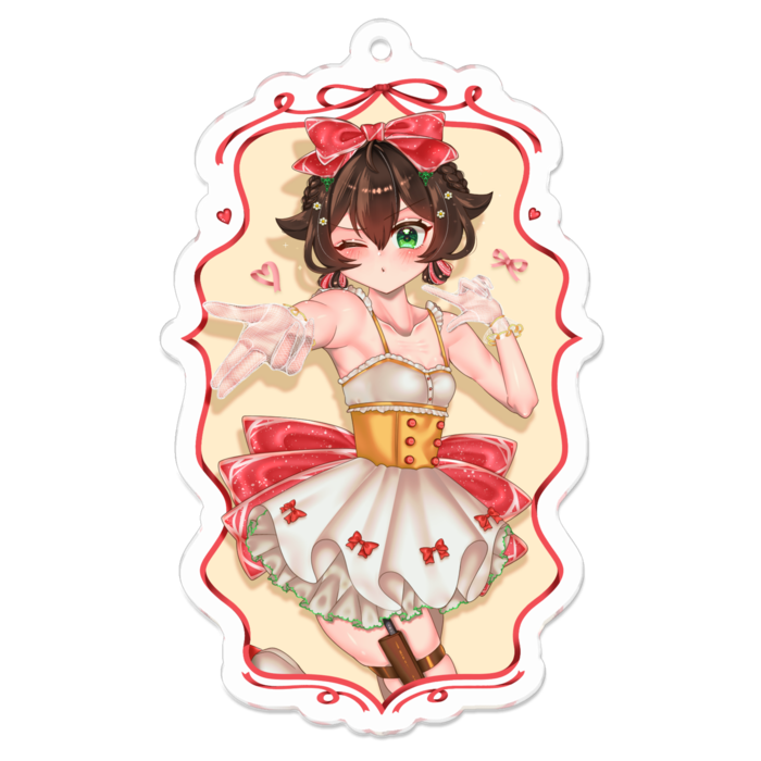 アクリルキーホルダー - 70 x 70 (mm)