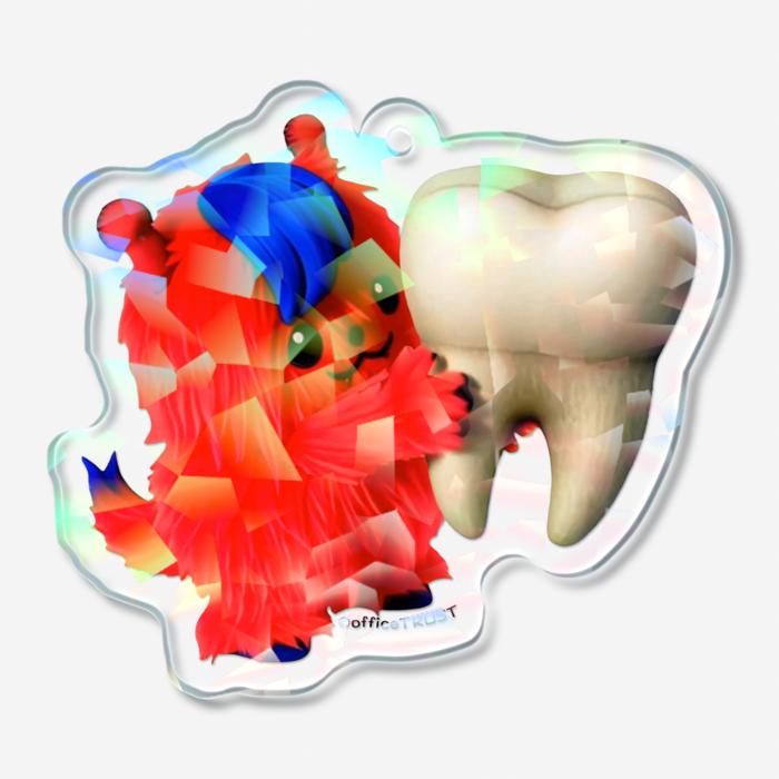 ホログラムアクリルキーホルダー - 50 × 50mm