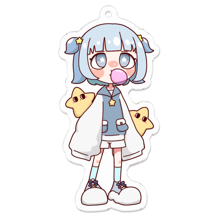 アクリルキーホルダー - 70 x 70 (mm)