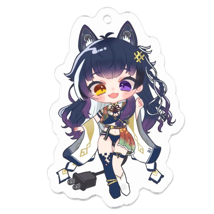 アクリルキーホルダー - 50 x 50 (mm)