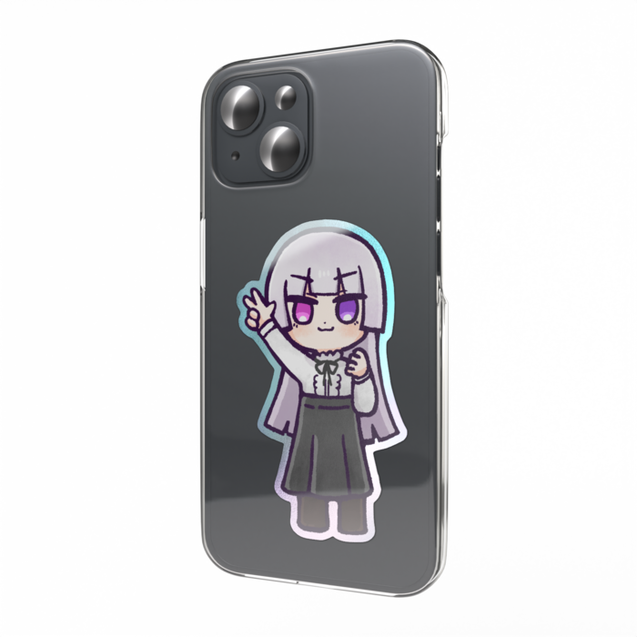 オーロラスマホステッカー - 縦