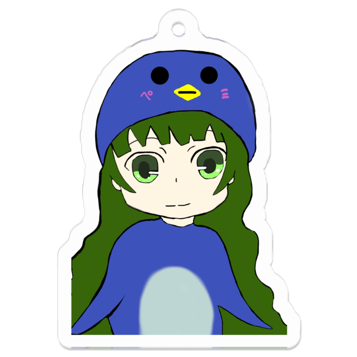 アクリルキーホルダー（コーティング） - 50 x 50 (mm)