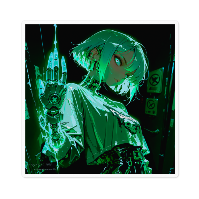 ステッカー - 100 x 100 (mm)