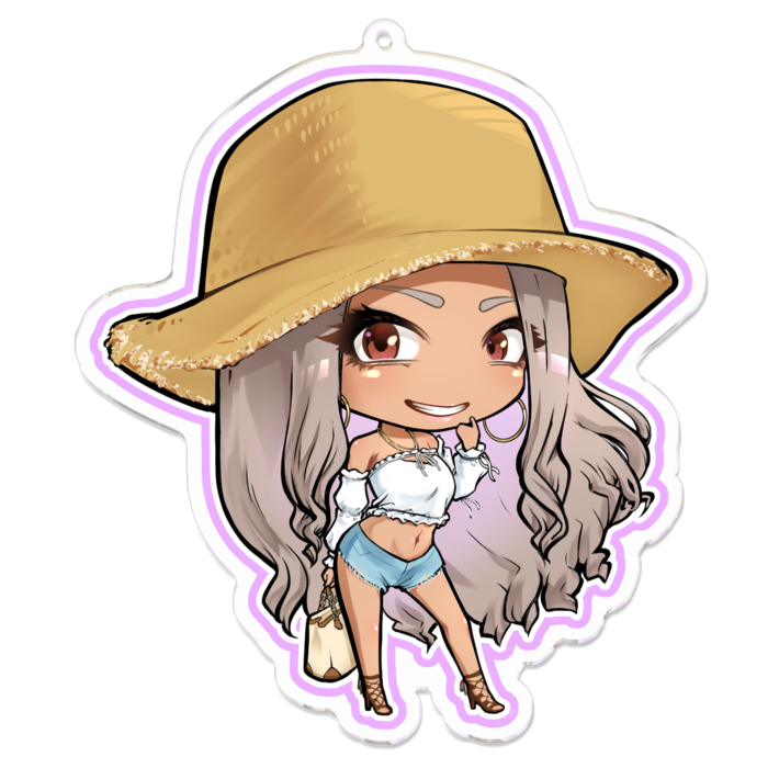 アクリルキーホルダー - 100 x 100 (mm)