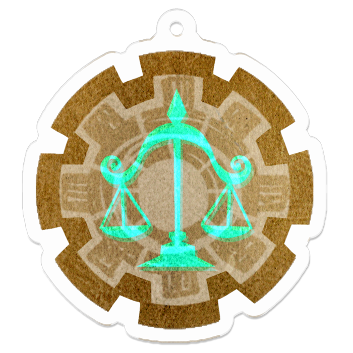 アクリルキーホルダー - 50 x 50 (mm)