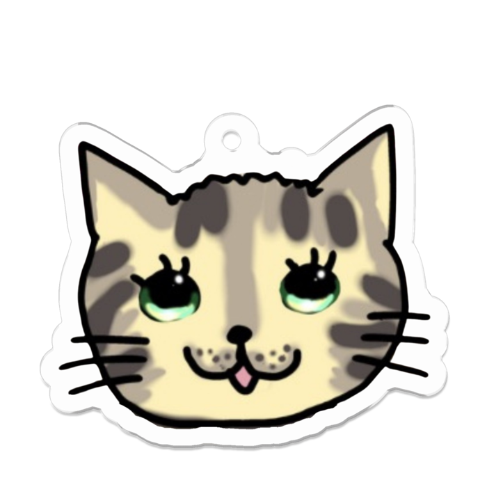 アクリルキーホルダー - 50 x 50 (mm)