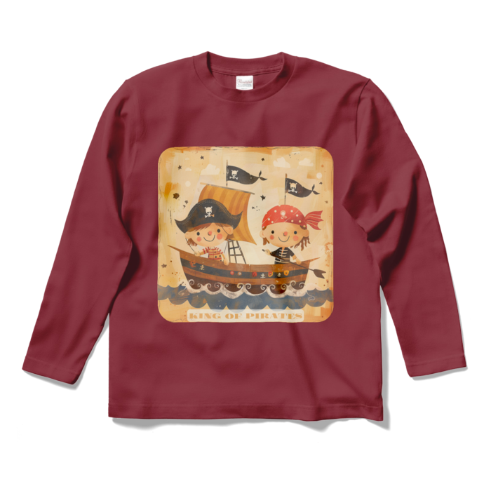 ロングスリーブTシャツ - S - バーガンディ