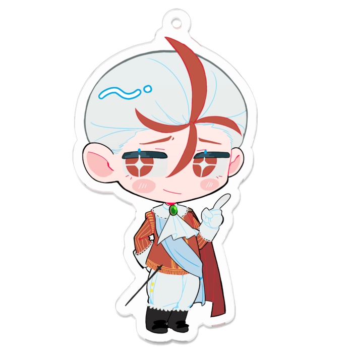 アクリルキーホルダー - 70 x 70 (mm)