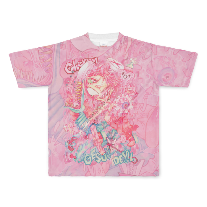 フルグラフィックTシャツ - L - 両面印刷