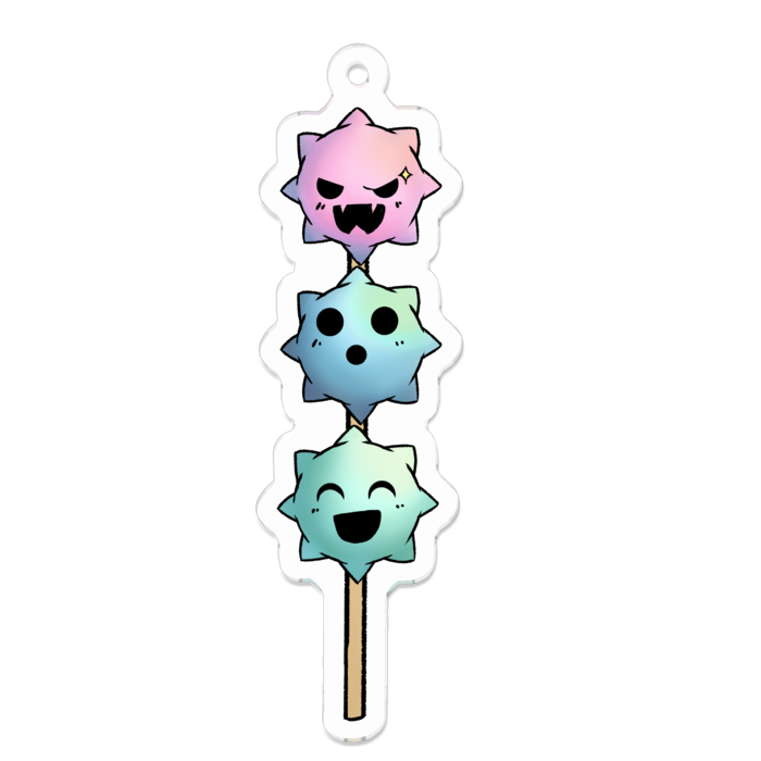 アクリルキーホルダー - 70 x 70 (mm)