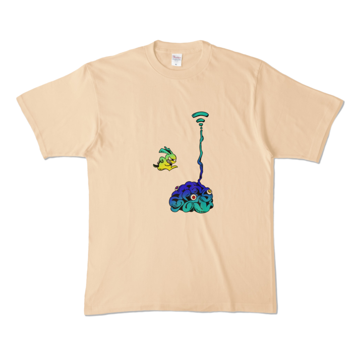 カラーTシャツ - XL - ナチュラル (淡色)