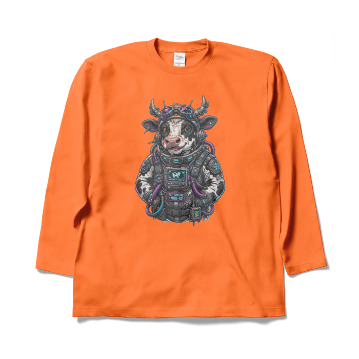 ロングスリーブTシャツ - XL - オレンジ