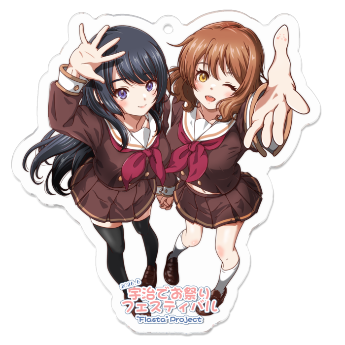 アクリルキーホルダー - 70 x 70 (mm)